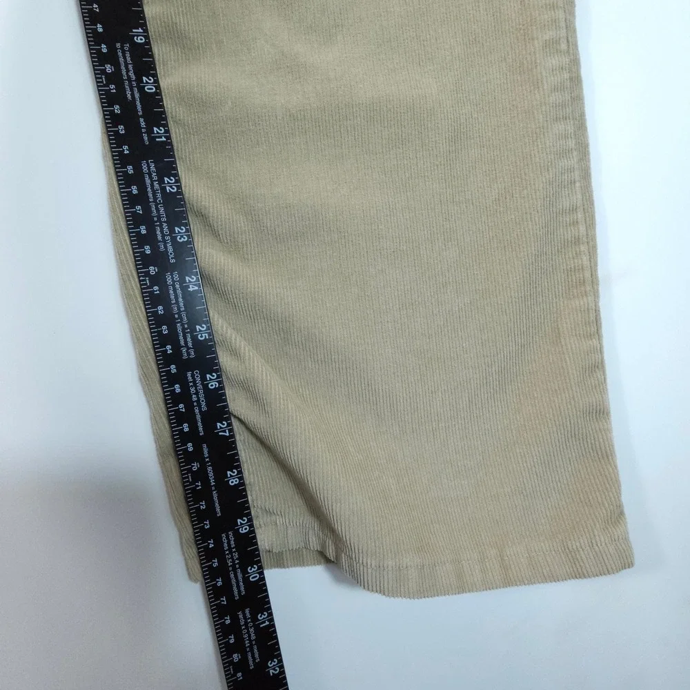 Levi's 569 Loose Straight Men 34x32 Tan Y2K Corduroy Baggy Skate Streetwear Pant